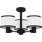 Quoizel Kylen Semi Flush 3 Lights Matte Black KYL1722MBK - alternate 2